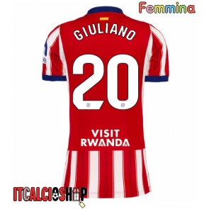 Atletico Madrid Giuliano Simeone #20 Prima Maglia Femmina 2026-27 Manica Corta